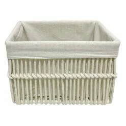 Crosby St Rectangle Poly Rope Storage Basket, Small