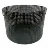 Crosby St Straton Black Round Metal Storage Basket, Large