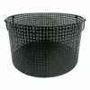 Crosby St Straton Black Round Metal Storage Basket, Small