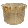 Flatiron Bronze Metal Round Storage Basket, Large