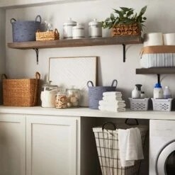 Found & Fable Kai Rectangle X Weave Basket, Medium -comprehensive Shop found fable kai rectangle x weave basket medium 3