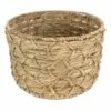 Found & Fable Kai Round X Weave Storage Basket, Medium