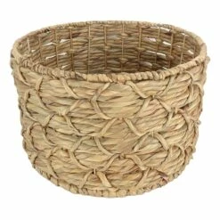 Found & Fable Kai Round X Weave Storage Basket, Medium