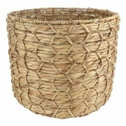 Found & Fable Kai Round X Weave Tall Storage Basket, Large