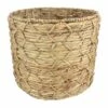 Found & Fable Kai Round X Weave Tall Storage Basket, Small