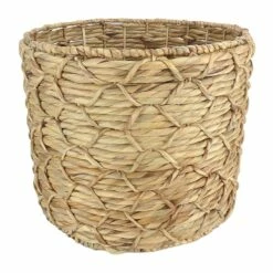 Found & Fable Kai Round X Weave Tall Storage Basket, Small