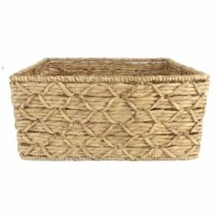 Found & Fable Kai X Weave Rectangle Storage Basket, Large -comprehensive Shop found fable kai x weave rectangle storage basket large 2