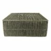 Green Lidded Paper Storage Basket, Large