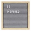 Grey Metal Letter Board, 10"