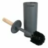 Grey Toilet Brush & Canister