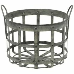 Iron Rivet Storage Basket, Small