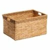 Joan Rectangle Shelf Tote Storage Basket, Large