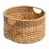 Joan Water Hyacinth Round Under The Bed Storage Basket, Small