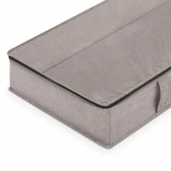 Jumbo Underbed Storage Bag, Black Herringbone -comprehensive Shop jumbo underbed storage bag black herringbone 3