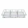 Laila Ali 3-Part Juno Chrome Desk Tray
