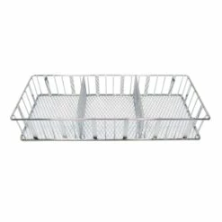 Laila Ali 3-Part Juno Chrome Desk Tray