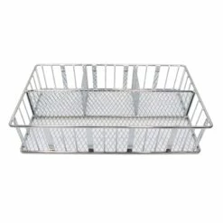 Laila Ali 4-Part Juno Chrome Desk Tray