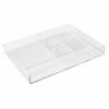 Laila Ali Clear Modern Drawer Compartment Organizer