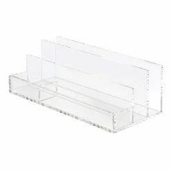 Laila Ali Clear Modern Letter Sorter Organizer