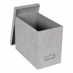Laila Ali Grey Suede File Box