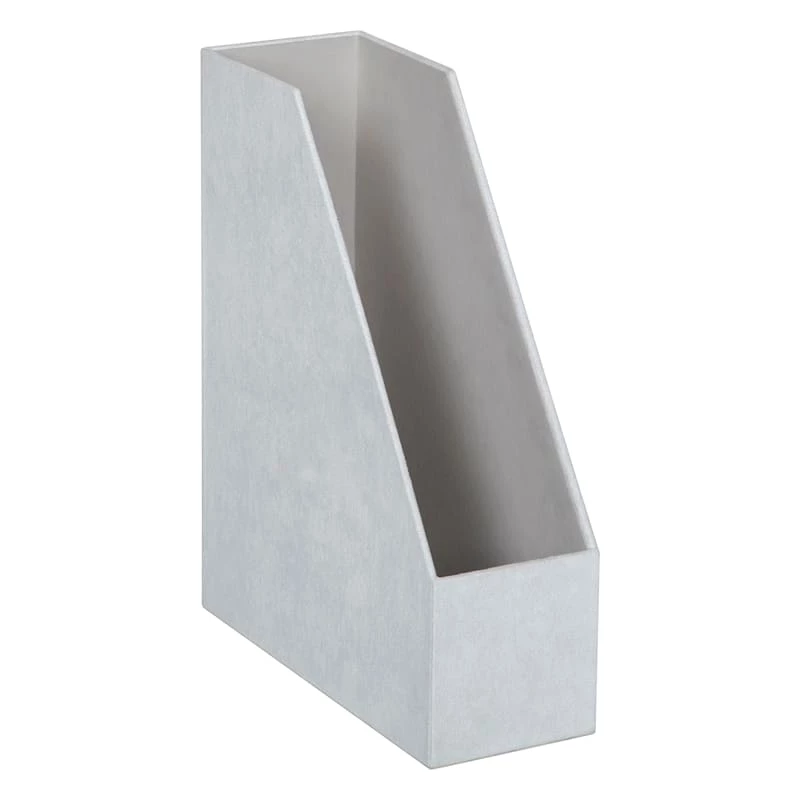 Laila Ali Grey Suede Magazine Holder 1 Laila Ali Grey Suede Magazine Holder