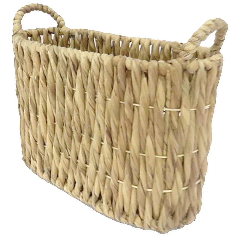 Large Oval Twist Weave Basket 1 Large Oval Twist Weave Basket