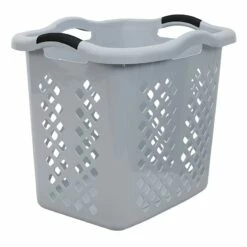Laundry Hamper Basket, Grey