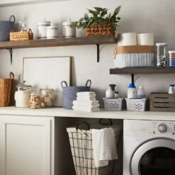 Light Grey Wooden Pallet Crate, Medium -comprehensive Shop light grey wooden pallet crate medium 3