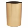 Matte Brass Metal Trash Can, 4.75gal