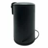 Matte Charcoal Hans Step Trash Can With Removable Liner, 30l