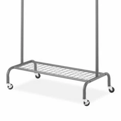 Metal Garment Rack, Gunmetal -comprehensive Shop metal garment rack gunmetal 2