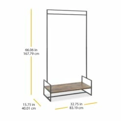 Modern Industrial Garment Rack -comprehensive Shop modern industrial garment rack 4