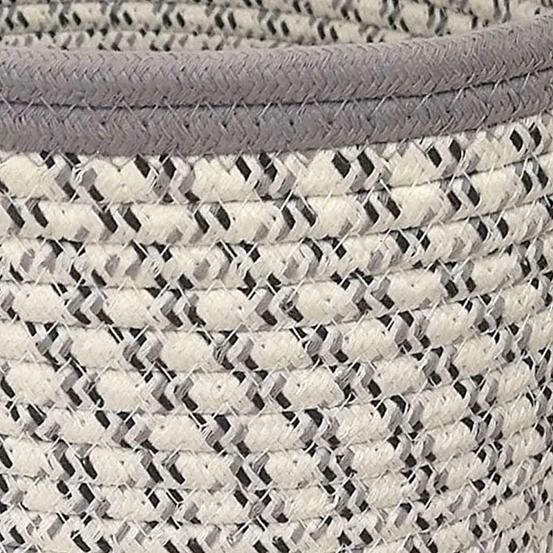 Mylie Grey Print Rectangle Storage Bin, Large 2 Mylie Grey Print Rectangle Storage Bin, Large - Image 2