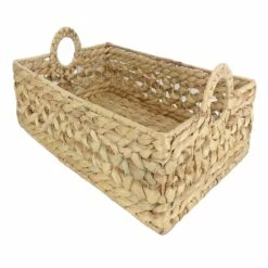 Providence Melia Flower Weave Under The Bed Storage Basket, Medium