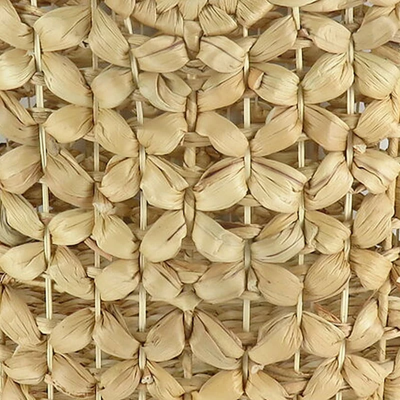 Providence Melia Round Flower Weave Storage Basket, Large 3 Providence Melia Round Flower Weave Storage Basket, Large - Image 3