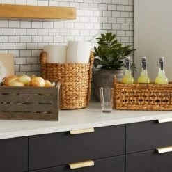 Providence Melia Single Tank Woven Flower Basket With Handle -comprehensive Shop providence melia single tank woven flower basket with handle 3