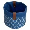 Providence Rope Print Fabric Storage Bin, Small