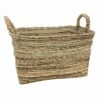RECT BANANA BASKET W/STRIPE M
