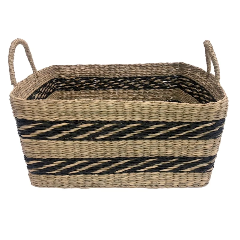 Rectangle Seagrass Basket, Large 1 Rectangle Seagrass Basket, Large