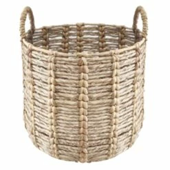 ROUND HYACINTH BASKET M