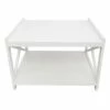 Shoe Rack Bench, White