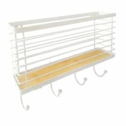 Tao Metal Wall Organizer, Matte Grey