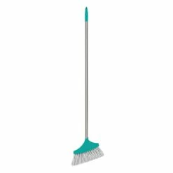 Teal Stainless Steel Angled Broom