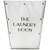 The Laundry Room Canvas Grey Laundry Hamper, Medium