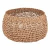 Tracey Boyd Round Grid Weave Slouch Basket, Medium