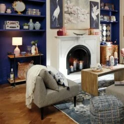 Tracey Boyd Round Rattan Storage Basket, Large