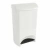 Two-Step White Trash Can, 12gal