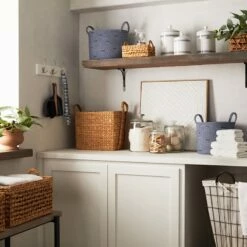 Ty Pennington Braided Arrow Weave Rectangle Basket, Large -comprehensive Shop ty pennington braided arrow weave rectangle basket large 2