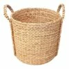 Ty Pennington Braided Arrow Weave Round Basket, Large