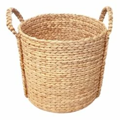 Ty Pennington Braided Arrow Weave Round Basket, Large